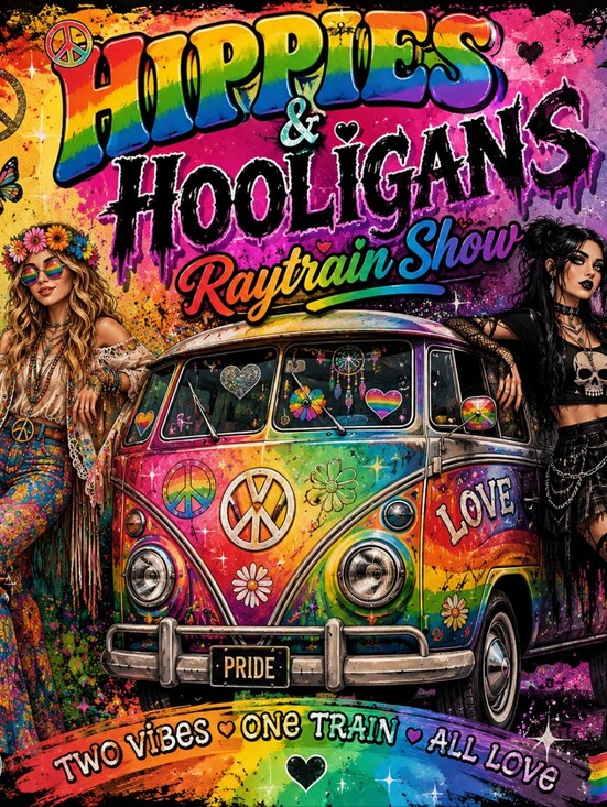 Other - 🌼Hippies And Hooligans🤘🏽 Train Show Listing!